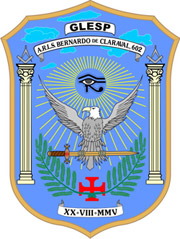 Brasão ARLS Bernardo de Claraval 602